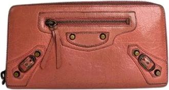Balenciaga Pre-owned Wallets, female, Red, Size: ONE SIZE Pre-owned Vintage Wallet