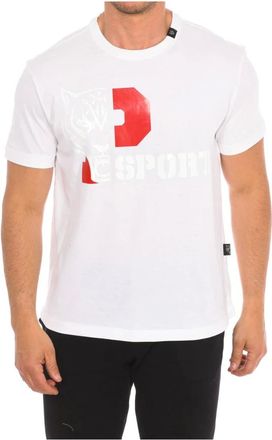 Plein Sport Hombre, Camisetas, Blanco, Talla: S