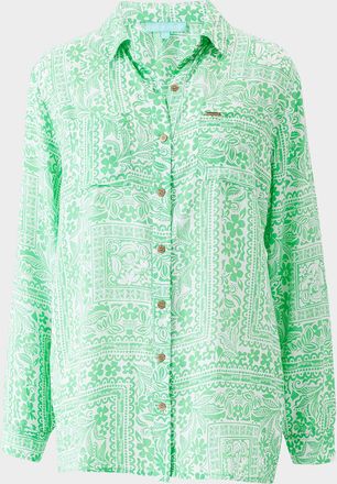 Melissa Odabash Medina Millie Button-Front Shirt