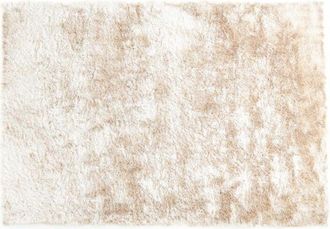 Vente-Unique Tappeto shaggy a pelo lungo ultra morbido 200 x 290 cm Beige - DOLCE