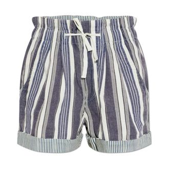 Isabel Marant Dames, Korte broeken, Blauw, Maat: S Katoen