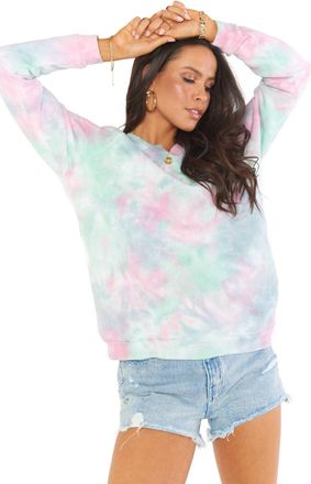 Show me your Mumu Scotty Sweatshirt In Marina Tie Dye