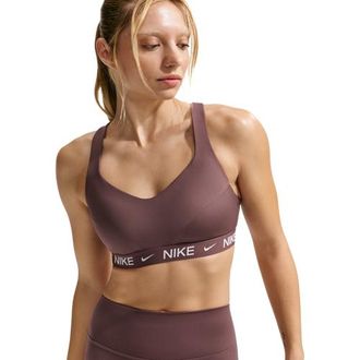 Nike Womens Indy High DF Sports Bra - Sail/Tattoo Size XL