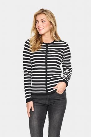 Saint Tropez Strickjacke »MilaSZ Striped Cardigan«