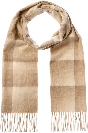 Amicale Cashmere Cashmere Ombre Grid Cashmere Scarf