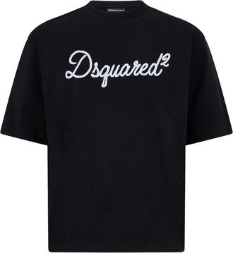 Dsquared2 Logo-embroidered T-shirt