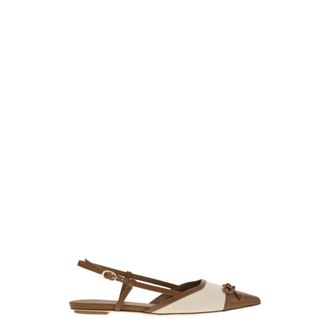 Stuart Weitzman Ballerinas, female, Brown, Size: 8 US Kitty Slingback