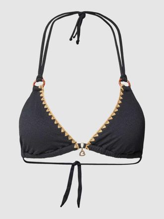 Banana Moon Banana Moon Bikini-Oberteil mit rückseitiger Schnürung Modell YERO SANTAFE in Black, Größe XL