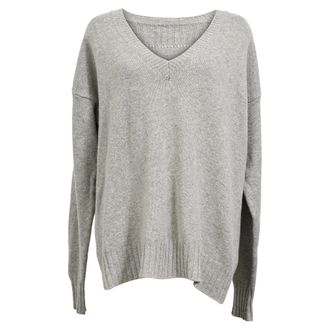 Isabel Marant Isabel Marant Etoile V-Neck Sweater in Grey Wool