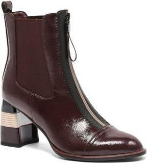 Ninety Union Rachel Top Zip Bootie in Wine at Nordstrom Rack, Size 10