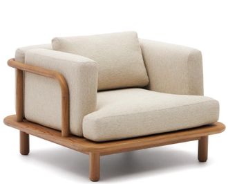 K Home Premium In-/Outdoor Loungesessel Turqueto, aus massivem Teakholz