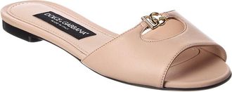 Dolce & Gabbana Lollo Leather Sandal