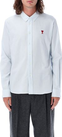 Ami Red Adc Oxford Shirt
