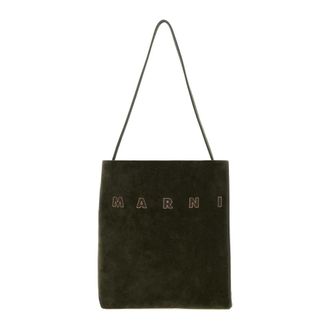 Marni Small Museo Shoulder Bag - female - Marni - Shopping Bags - Green - ONE SIZE - Bags