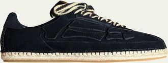 Amiri Mens Skel Suede Espadrilles