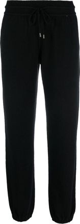 Loro Piana knitted cashmere track pants - women - Cashmere - 44 - Black
