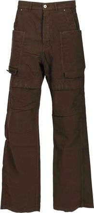 Rick Owens Stefan Cargo - male - Rick Owens - Wide Trousers - Brown - W36 - Trousers