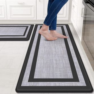 OEM Alfombrillas De Cocina (juego De 2), Acolchadas, Que Reducen La Fatiga, Antideslizantes E Impermeables, De 1,25 Cm De Grosor, Ofrecen Una Comodidad &Oacute;p