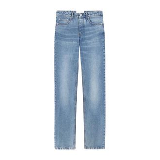 Ami Jeans, Heren, Blauw, W31, Katoen, Klassieke Katoenen Jeans