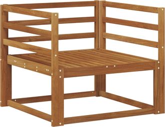 vidaXL Sof&aacute; Intermedio De Exterior Madera De Acacia S&oacute;lida Natural Vidaxl