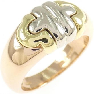 Bulgari Yellow Gold (18K) Pink Gold (18K) White Gold (18K) Band Ring (Pre-Owned)