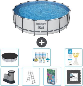 Bestway Piscina Bestway Steel Pro Max Redonda - 488x122 Cm - 8-piezas S581