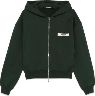 Jacquemus Le Hoodie Gros Grain hoodie - Green