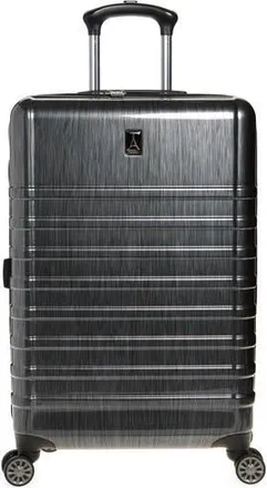 Travelpro Rollmaster Lite 2 24-Inch Expandable Medium Checked Hardside Spinner Luggage in Black at Nordstrom Rack