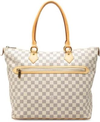 Louis Vuitton Pre-owned Saleya GM - Dames - Vintage Shopper - Wit - ONE Size - Leer - Vintage