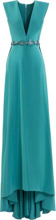 Saiid Kobeisy Plain Crepe Dress