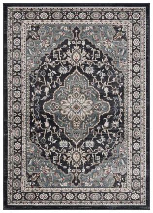 Safavieh Alfombra antracita/azul 122 x 183 cm