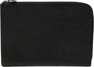 Louis Vuitton Pre-owned Clutches, female, Black, Size: ONE SIZE Pre-owned Pochette Jour
