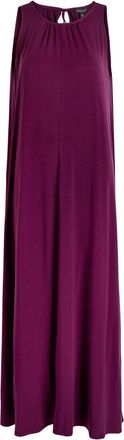 Eileen Fisher Eileen Fisher Jersey Maxi Dress - Purple - L (UK 18-20 / XL)