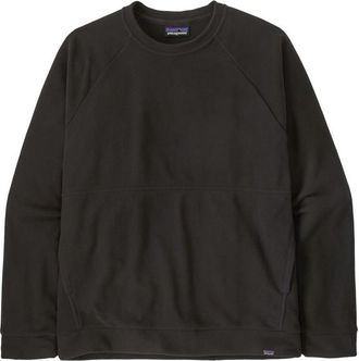 Patagonia Micro D Crewneck Fleecepullover f&uuml;r Herren | schwarz