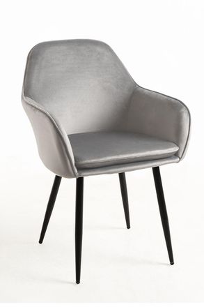 Regalos Miguel Regalos Miguel - Packs Sillas Comedor - Pack 4 Sillas Chic Black - Gris Claro