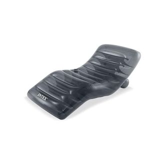 Trade Shop Trade Shop - Materassino Cool Grey Lounge Trasparente Gonfiabile 191x99 Cm Portabibite 56875