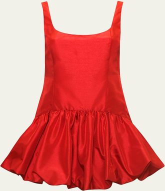 Hutch Lowry Drop-Waist Bubble Mini Dress