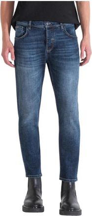 Antony Morato Slim Fit Donkerblauwe Denim Jeans - Heren - Slim Fit Jeans - Blauw - W31 - Denim - Jeans