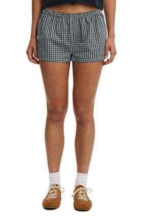 Cotton On Womens Hazel Micro Short in Hazel Micro Check Oxford at Nordstrom, Size 8