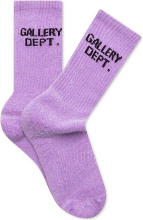 Gallery Mens Clean Socks In Fluorescent Purple