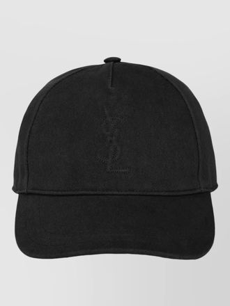 Saint Laurent logo cap curved brim sporty shape