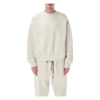 Fear of God Sweatshirts, male, Gray, Size: XL Classic Crewneck Sweater