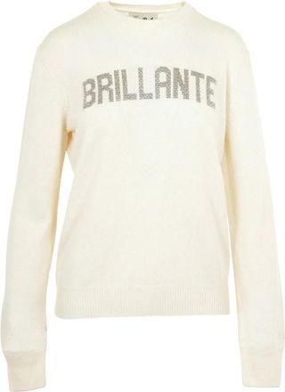 MC2 Saint Barth New Queen Crewneck - Dames - Ronde hals truien - Wit - L - Wol - Truien & Vesten