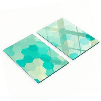 OEM Taglieri Da Cucina In Vetro Temperato Con Motivi Geometrici, 2x40x52 Cm