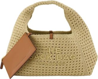 Marc Jacobs Tassen, Dames, Beige, ONE Size, Polyester, The Crochet Mini Sack Bag