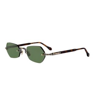 Matsuda Sunglasses, unisex, Yellow, Size: 50 MM Rimless Hexagonal Sunglasses