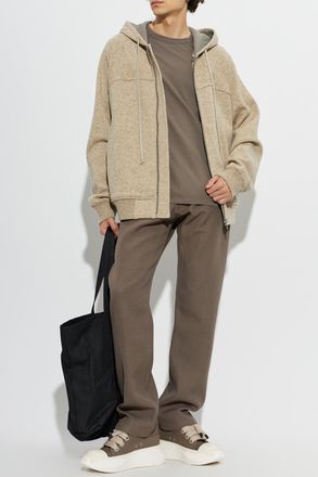 Rick Owens Wool Trousers, Mens, Brown