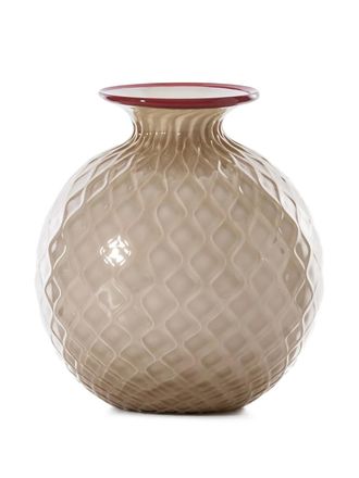 VENINI Watamu vase - unisex - glass - One Size - Neutrals