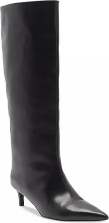 Free People Womens Kiki Kitten Heel Boot In Black