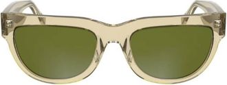 Calvin Klein Green Cat Eye Ladies Sunglasses CKJ25600S 746 54
